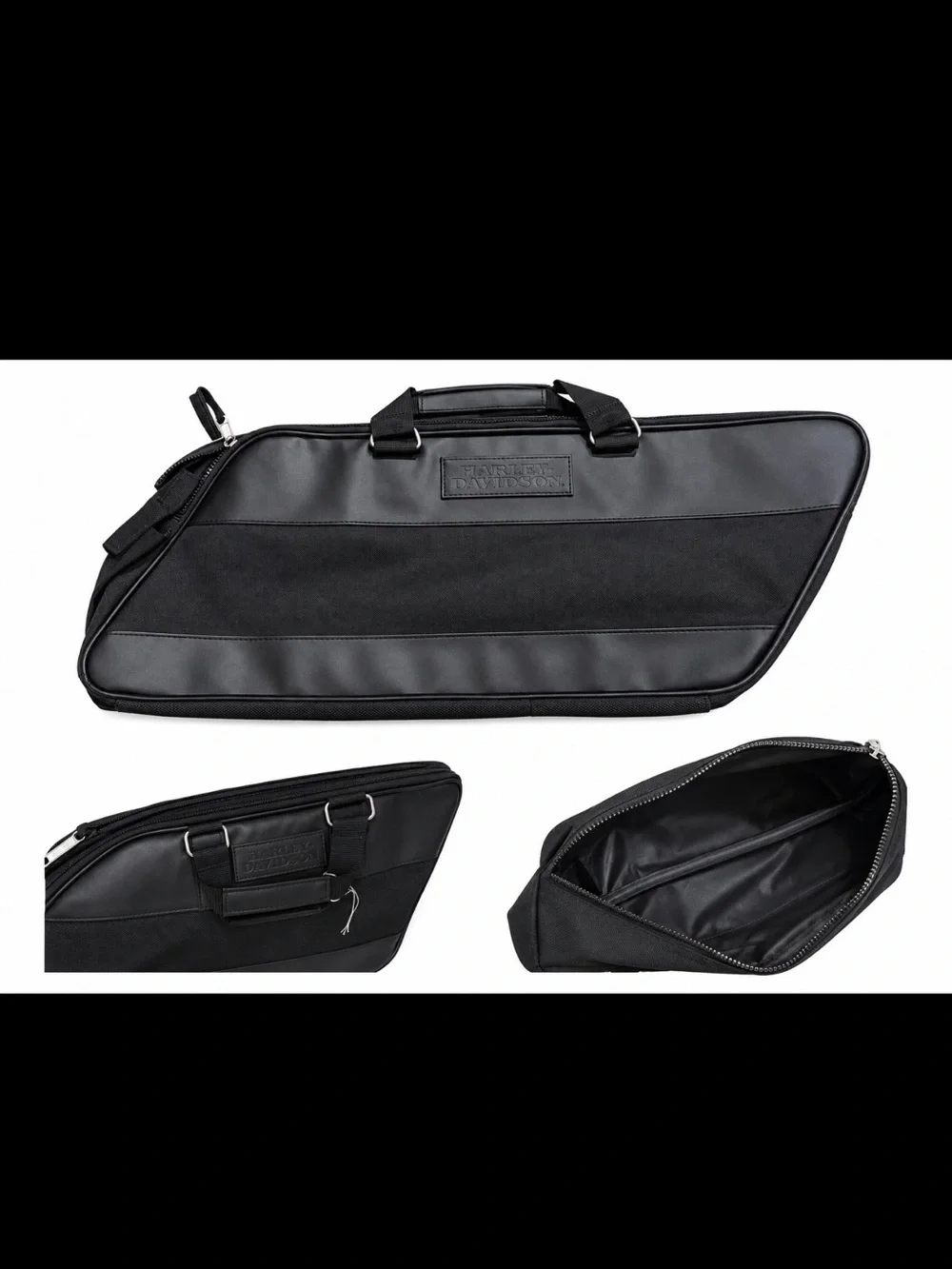 Harley Davidson Black Saddle Bag Liners (2)